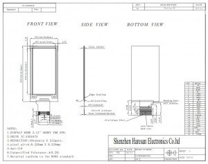 2.13inch White/Black/Red Epaper