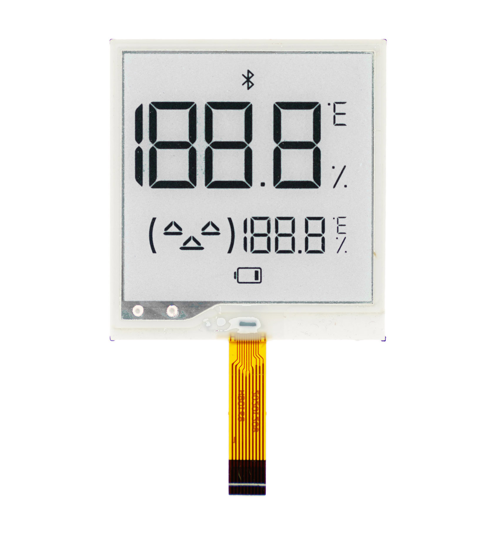 EPD de segment carré 63 2,0 pouces pour module de thermomètre
