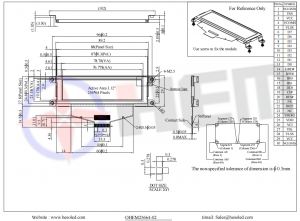 3.2"3.12" PMOLED avec contrôleur SSD1322 30 broches FPC