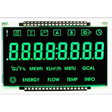 Imagem do painel LCD monocromático Destaque