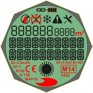 Custom Design 7 Segment STN grau LCD-Anzeige, positiver, transmissiven Modus