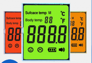 Non-Contact Infrared Forehead Thermometer Display