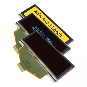 3.2"3.12" PMOLED avec contrôleur SSD1322 30 broches FPC