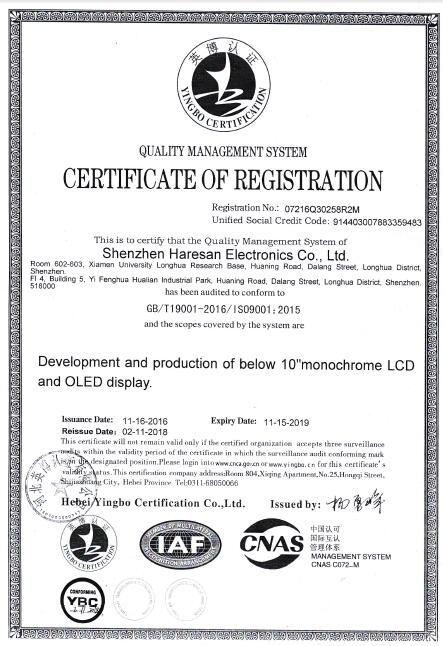 HARESAN ISO9001