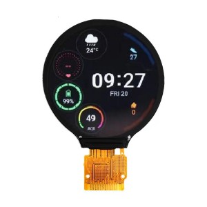 Écran IPS rond de 2,8 pouces Interface MIPI SPI