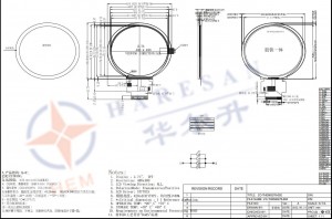 2.8inch Round IPS display MIPI SPI Interface