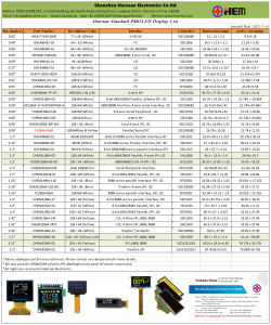 3.2”3.12” PMOLED with SSD1322 controller 30 pins FPC