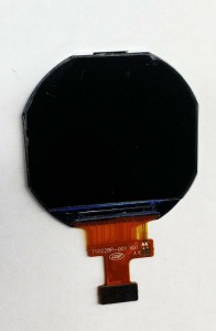 1.22” circular TFT LCD Display