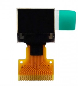 0.42” OLED Display 72×40 resolution white OLED 4-wire SPI, I2C Free Viewing Angle